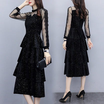 Womens Velvet Dress