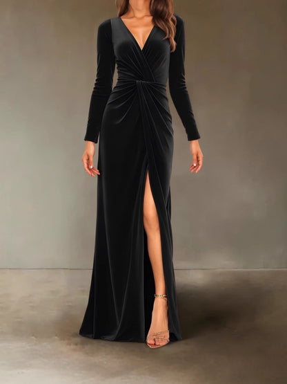 Womens Velvet Dress