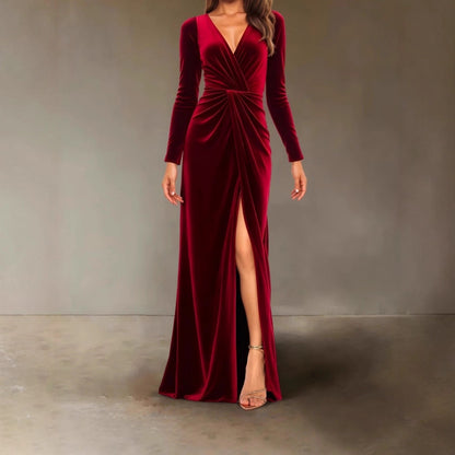 Womens Velvet Dress