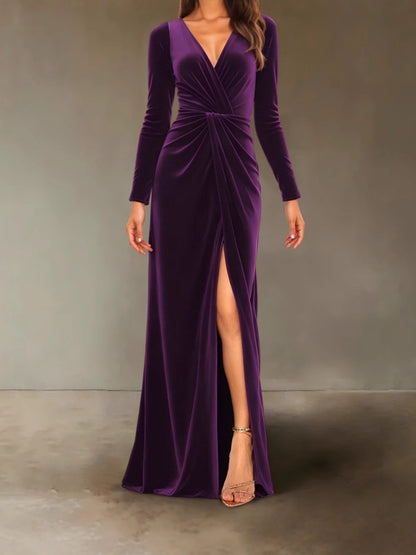 Womens Velvet Dress
