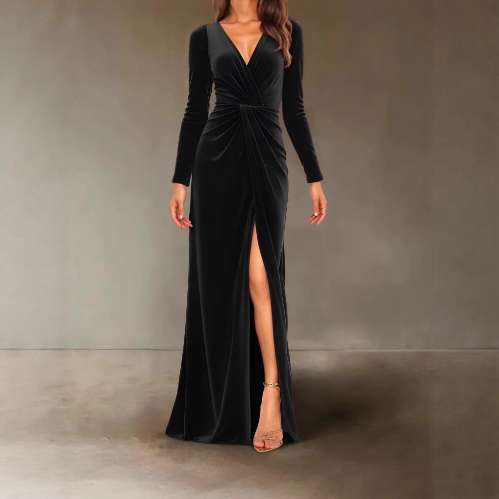 Womens Velvet Dress