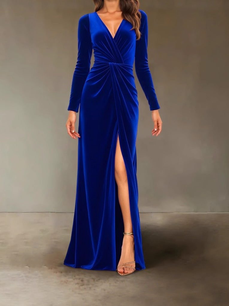 Womens Velvet Dress