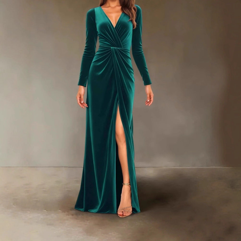 Womens Velvet Dress