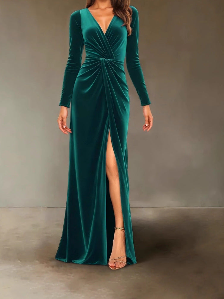 Womens Velvet Dress