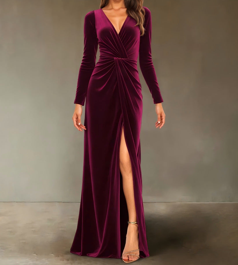 Womens Velvet Dress