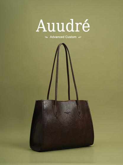 Womens Vintage PU Tote Bag