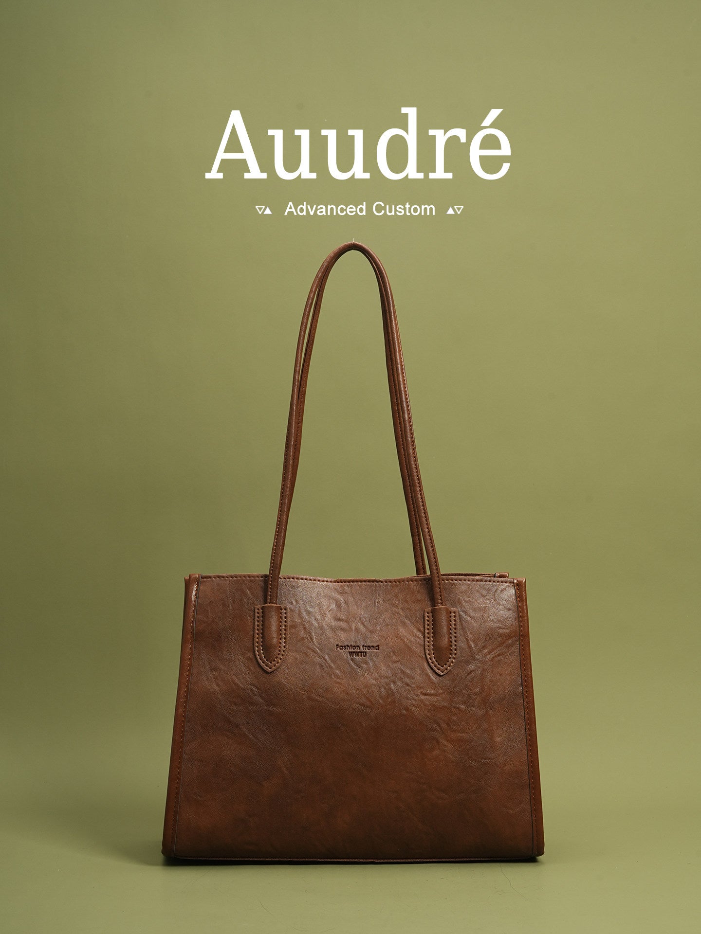 Womens Vintage PU Tote Bag