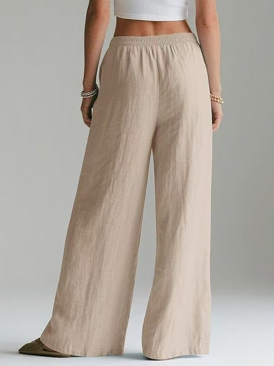 Womens Wide Leg Casual Pants