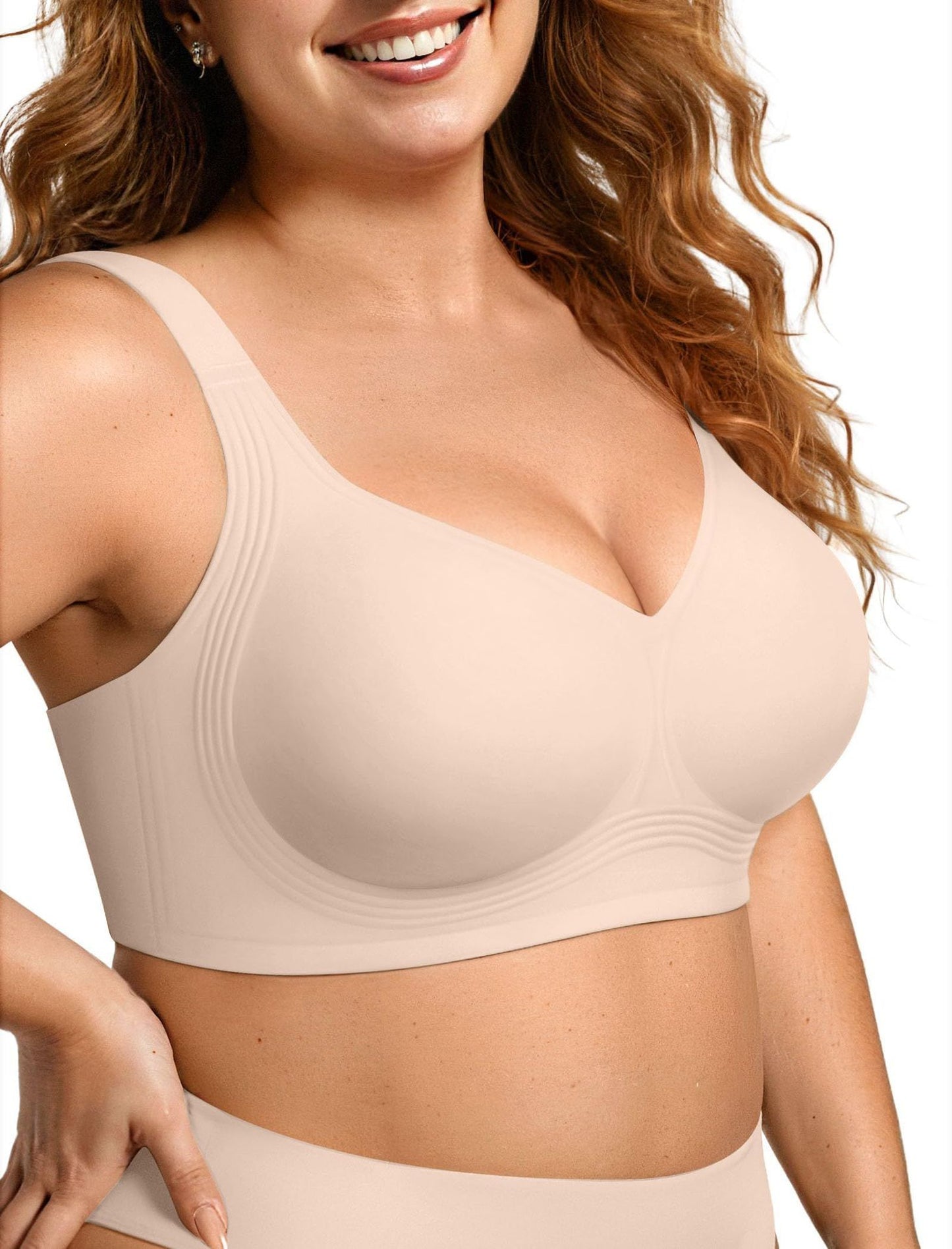 Womens Wireless Seamless Support Bra
