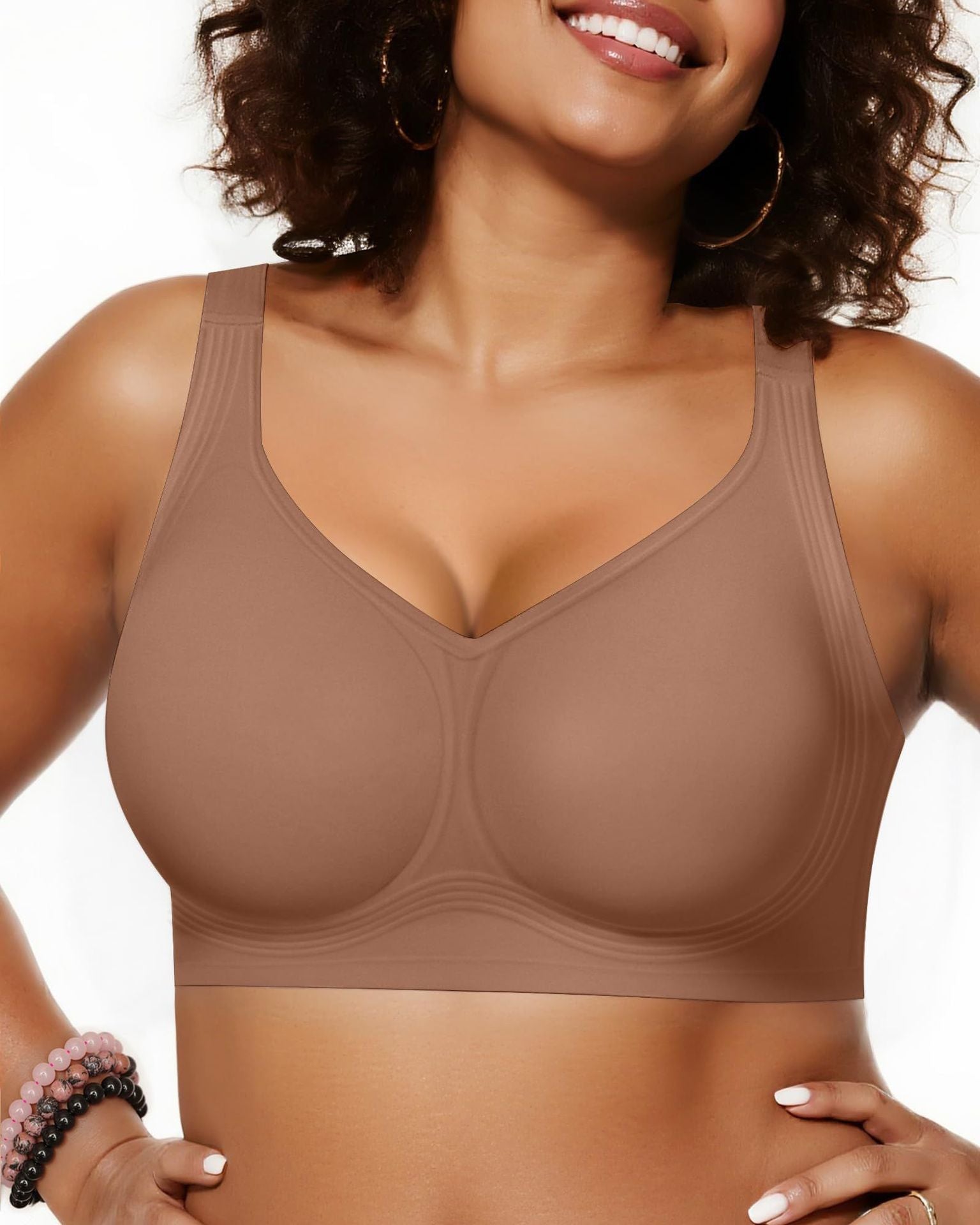 Womens Wireless Seamless Support Bra