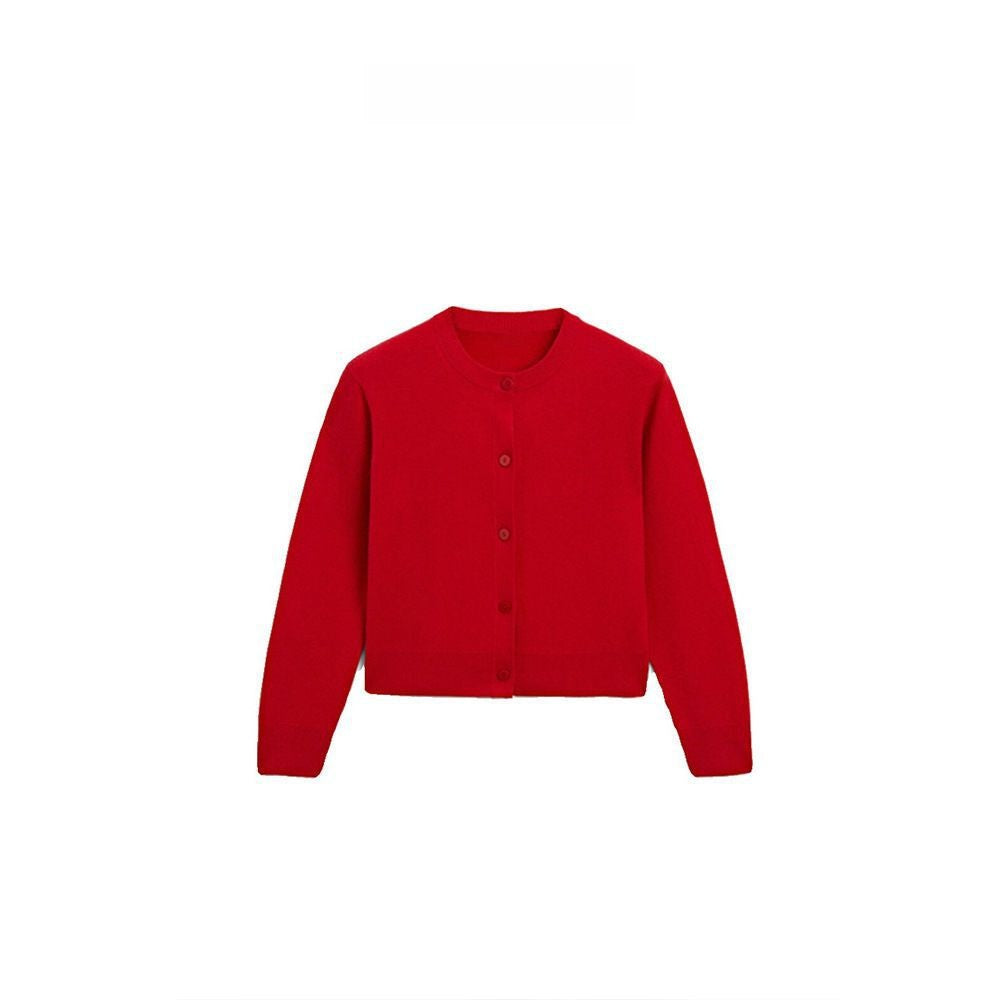 Womens Wool Blend Knitted Cardigan