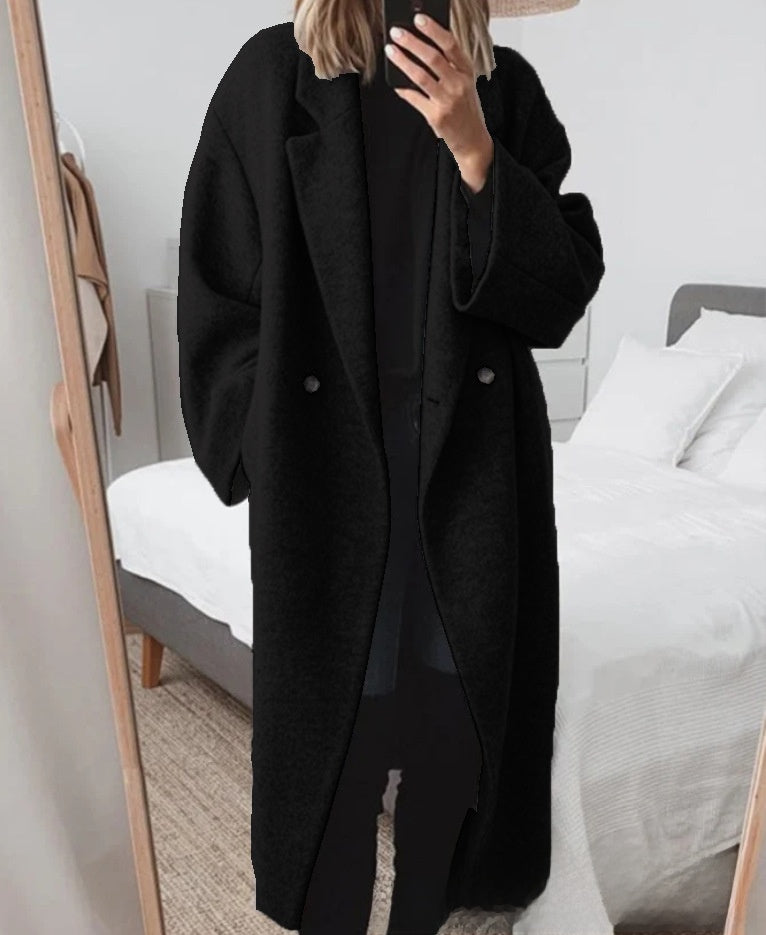 Womens Wool Blend Trench Coat