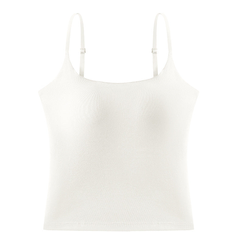 Womens Yoga Camisole with Chest Pad Sports Top