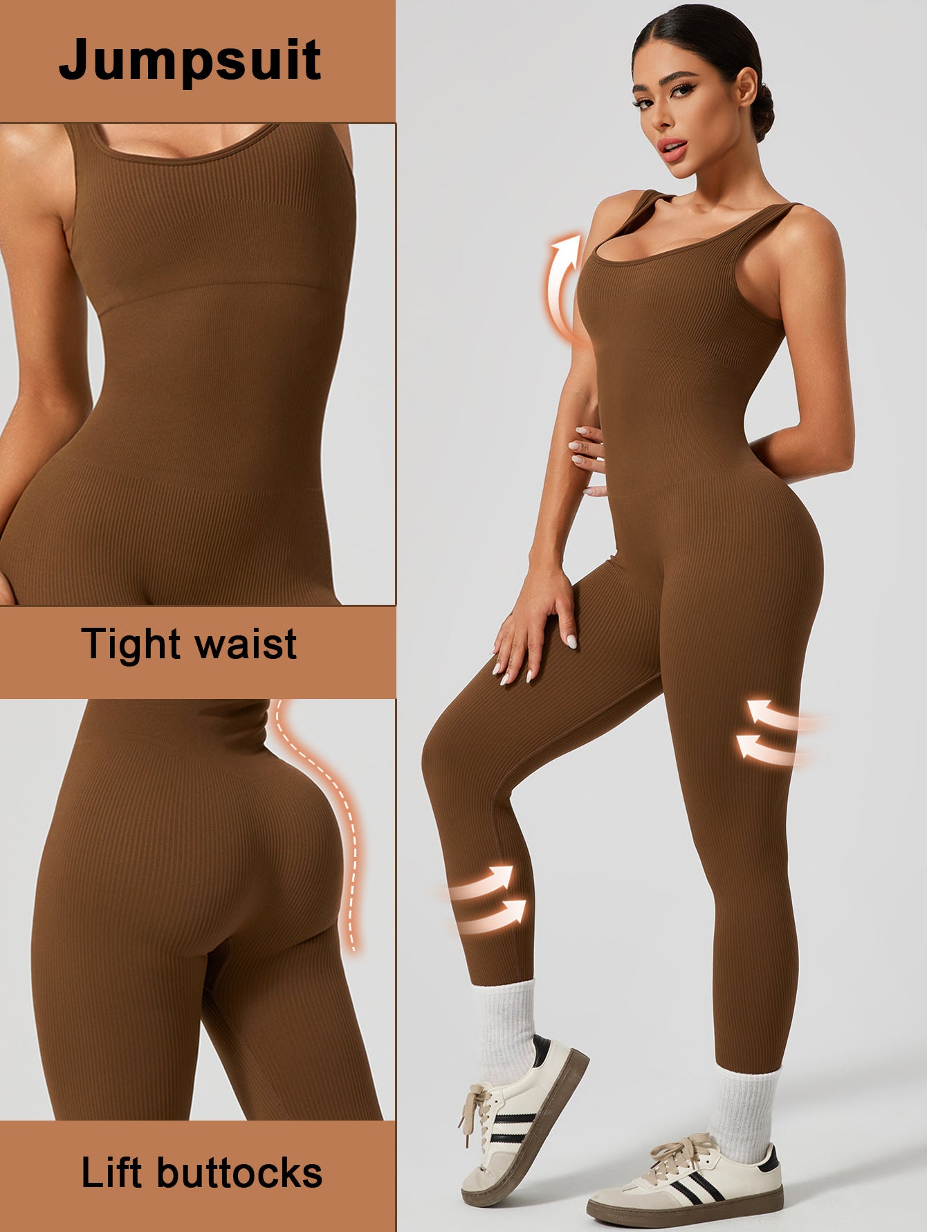 Womens Yoga Fitness Jumpsuit