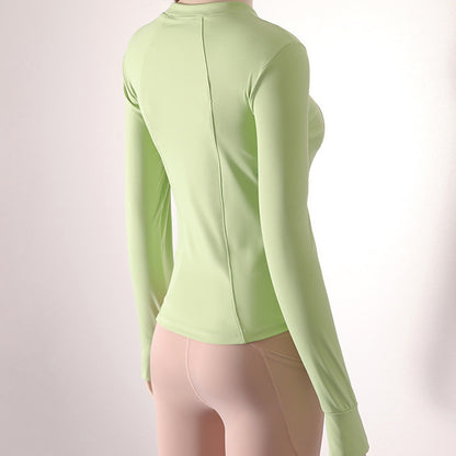 Womens Yoga Fitness Long Sleeve Top