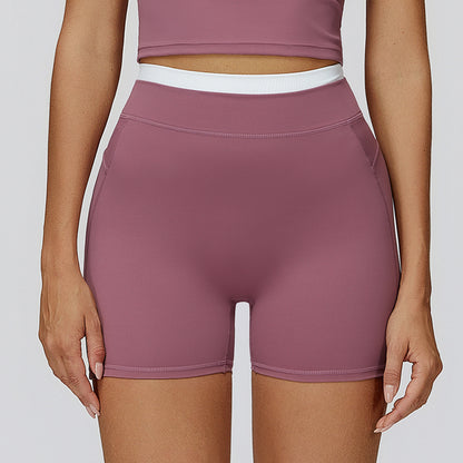 Womens Yoga Shorts High Waist Fitness Wear