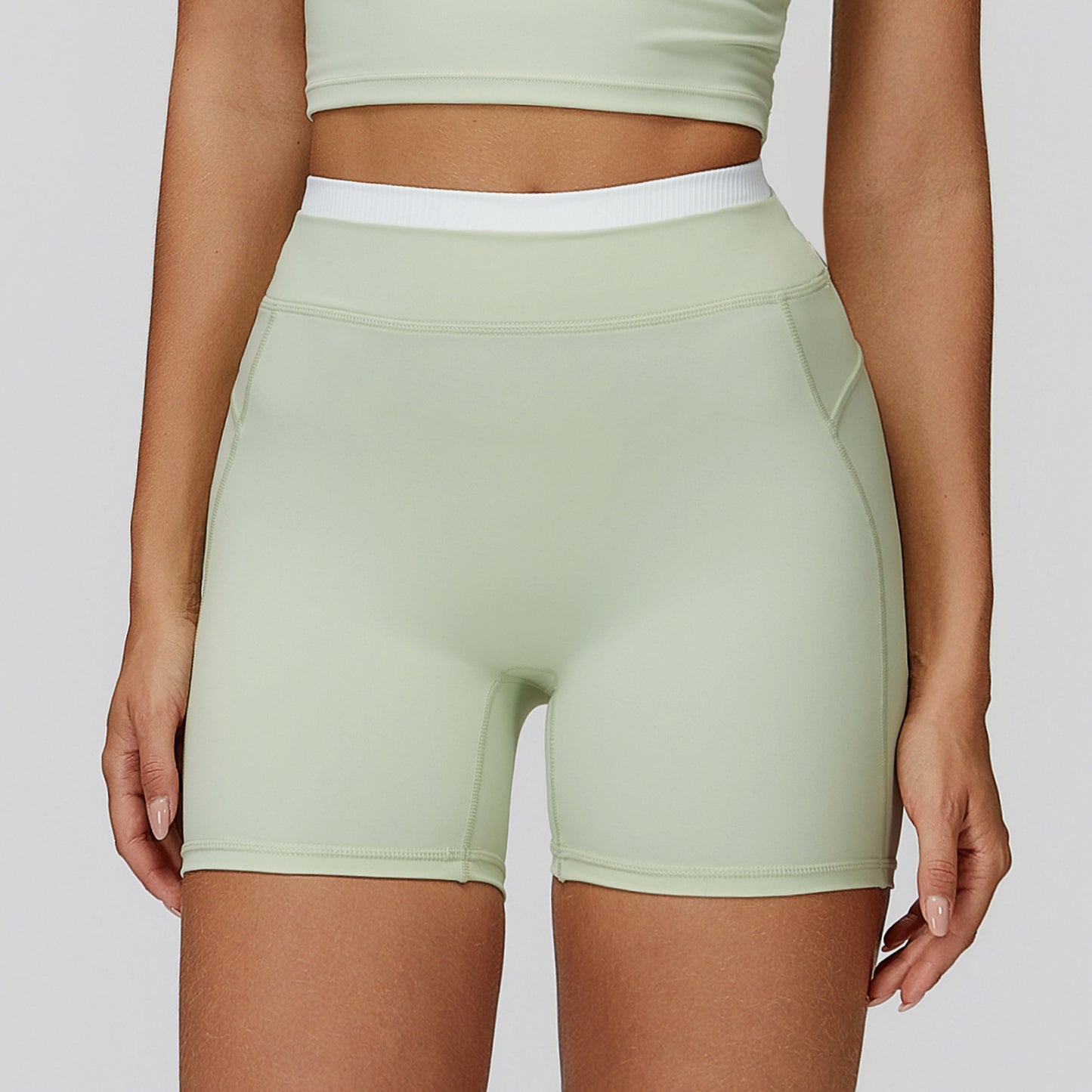 Womens Yoga Shorts High Waist Fitness Wear
