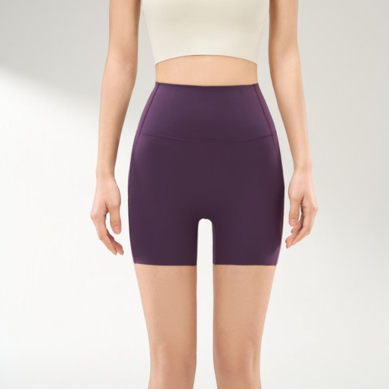 Womens Yoga Shorts Quick Dry High Elastic Fitness Capris