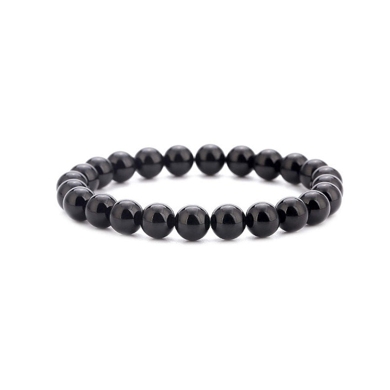 Wood bead bracelet
