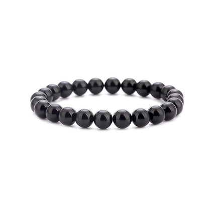Wood bead bracelet