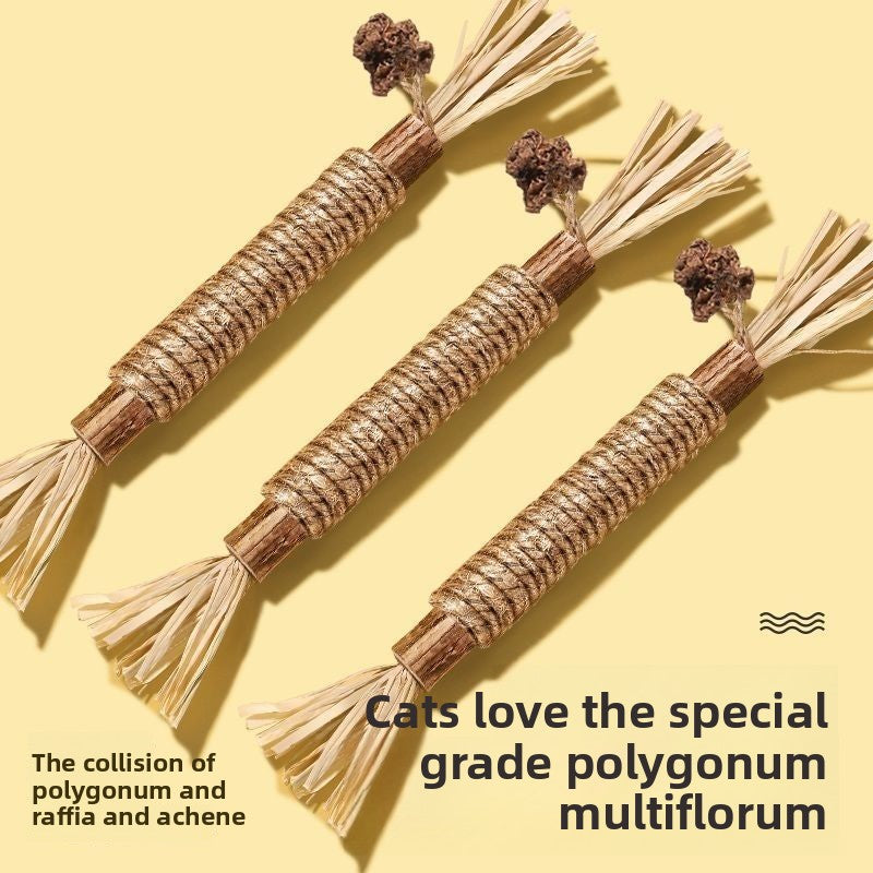 Wood Catnip Chew Sticks for Cats