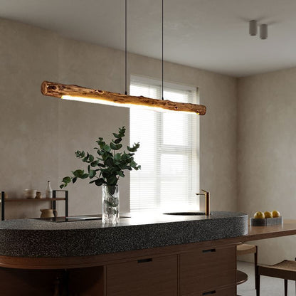 Wood Chandelier LED Hanging Light