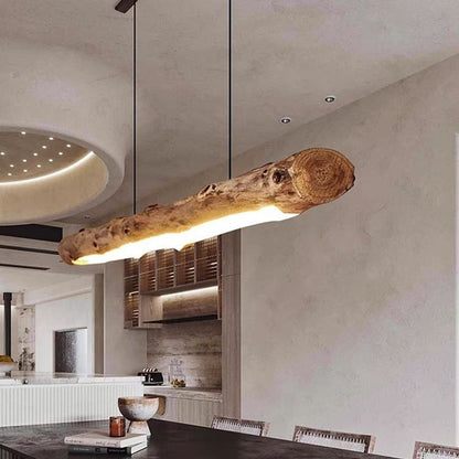 Wood Chandelier LED Hanging Light