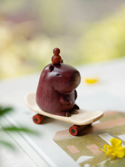 Wood Creative Ornaments Paired