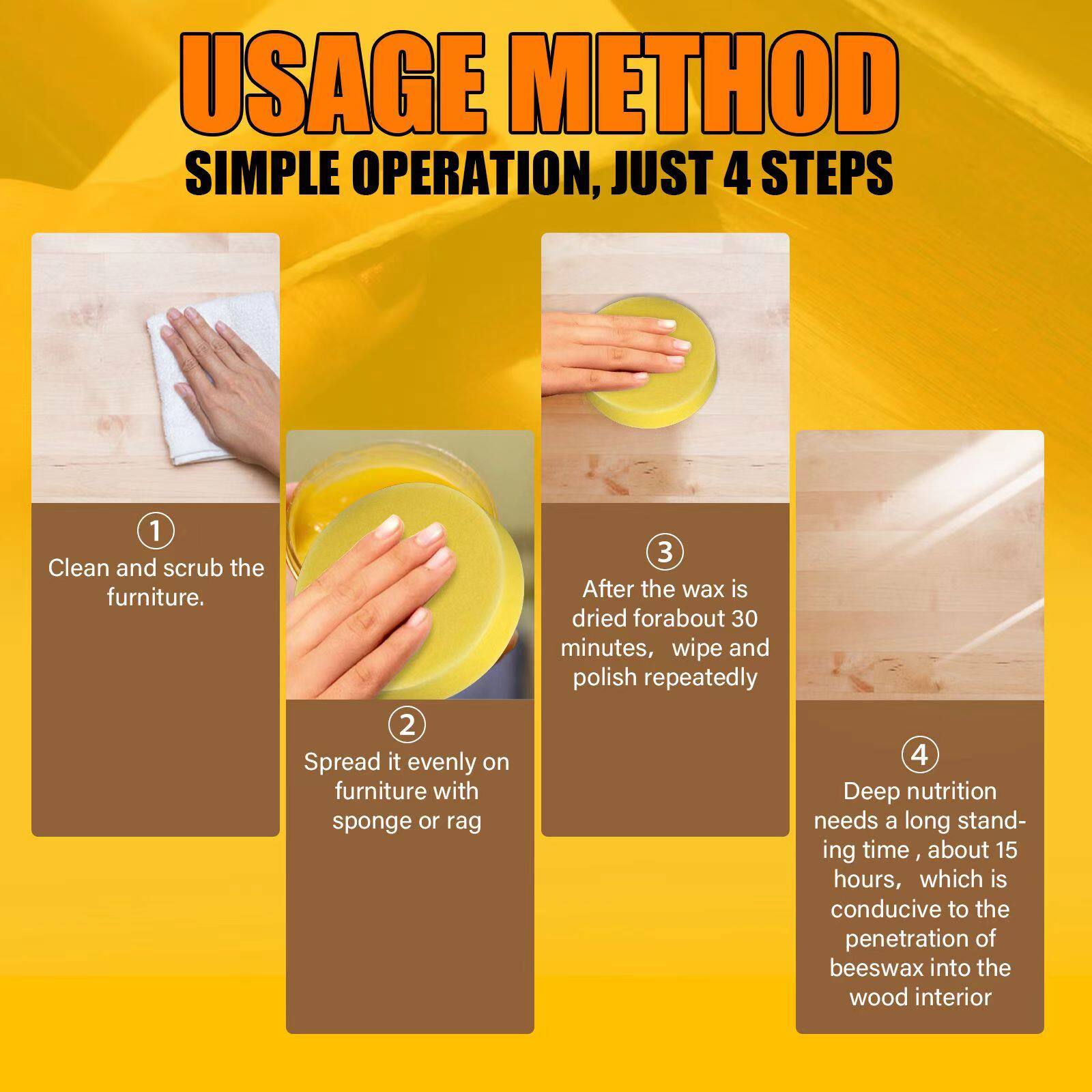 Wood Floor Care Wax Cleaner