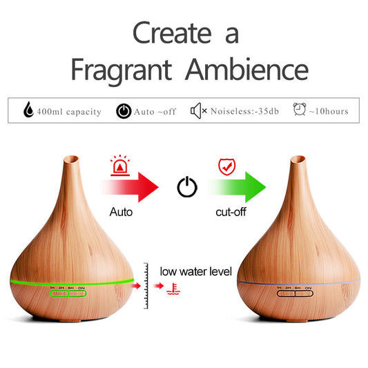 Wood Grain Aromatherapy Diffuser