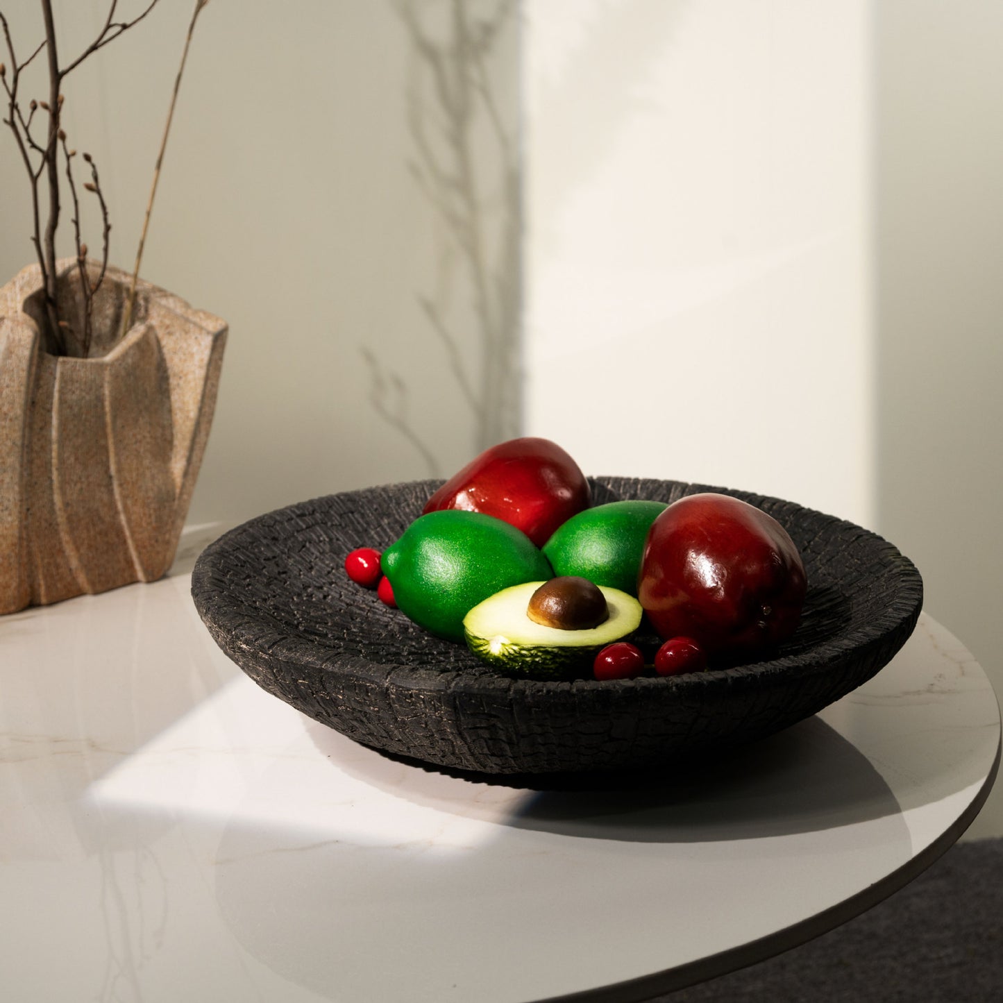 Wood Grain Fruit Tray