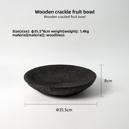 Wood Grain Fruit Tray