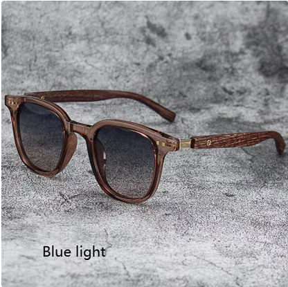 Wood Grain Leg Sunglasses