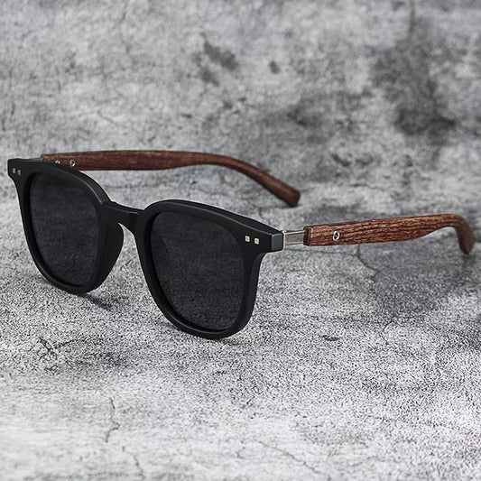 Wood Grain Leg Sunglasses