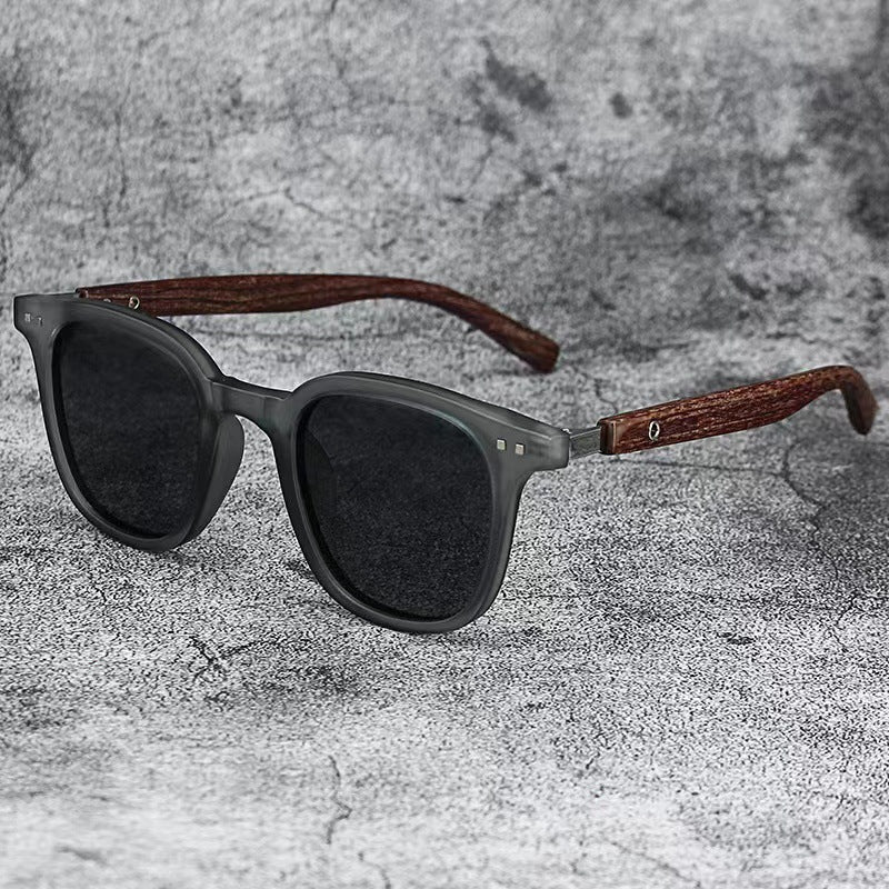 Wood Grain Leg Sunglasses