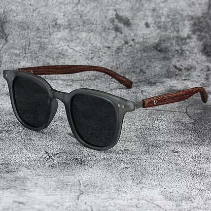 Wood Grain Leg Sunglasses