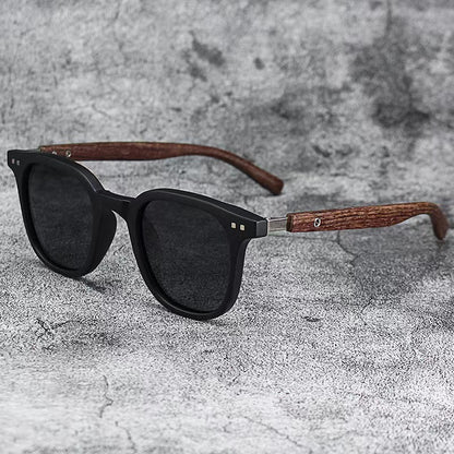 Wood Grain Leg Sunglasses