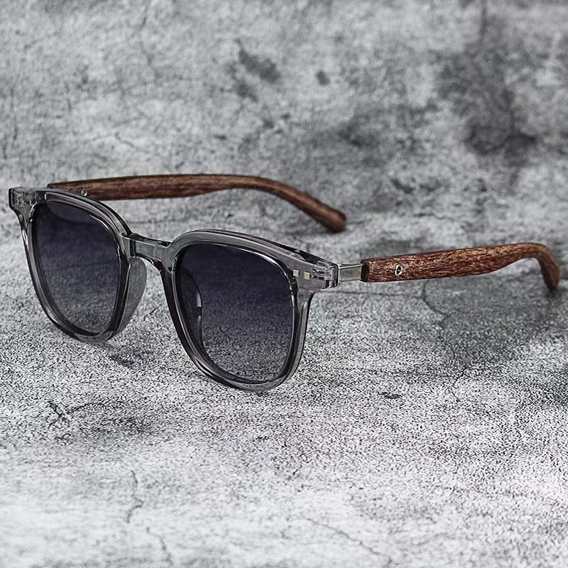 Wood Grain Leg Sunglasses