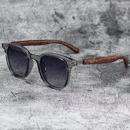 Wood Grain Leg Sunglasses