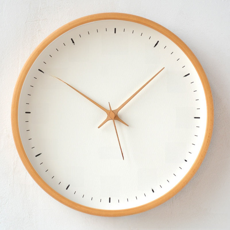 Wood Grain Quartz Wall Clock