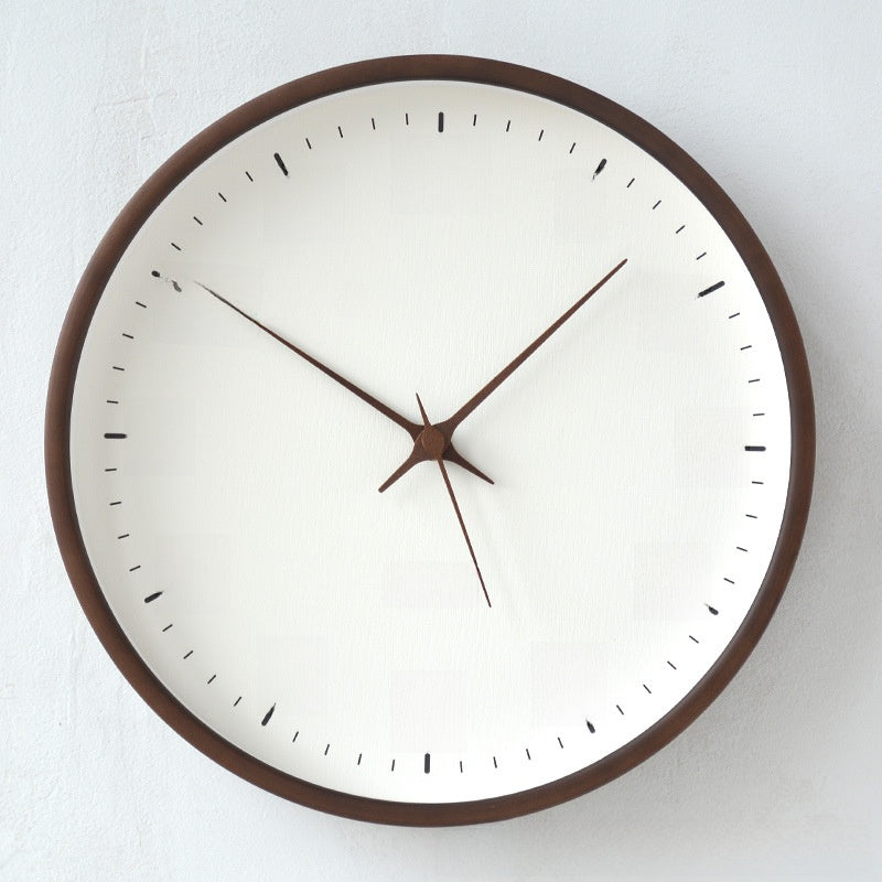 Wood Grain Quartz Wall Clock