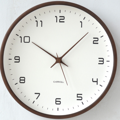 Wood Grain Quartz Wall Clock