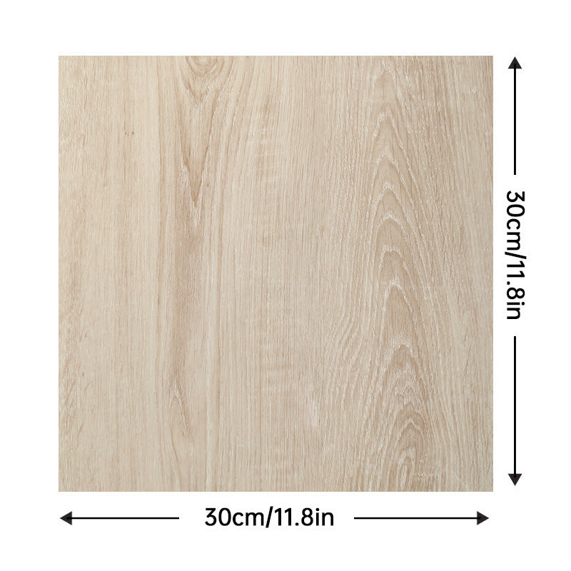 Wood grain self-adhesive flooring