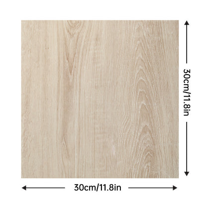 Wood grain self-adhesive flooring