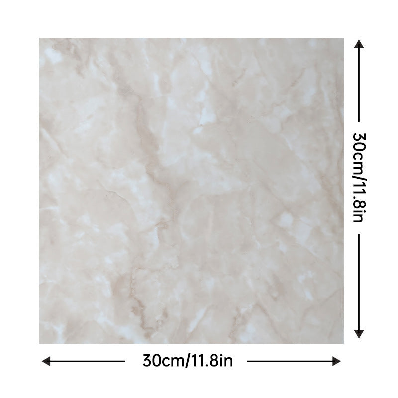 Wood grain self-adhesive flooring