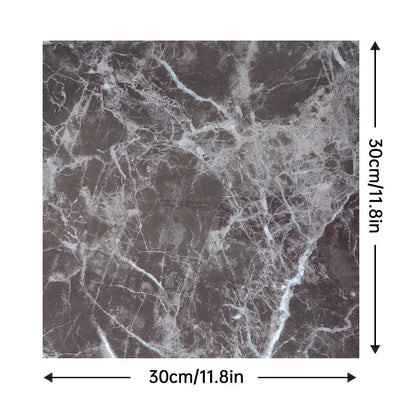 Wood grain self-adhesive flooring