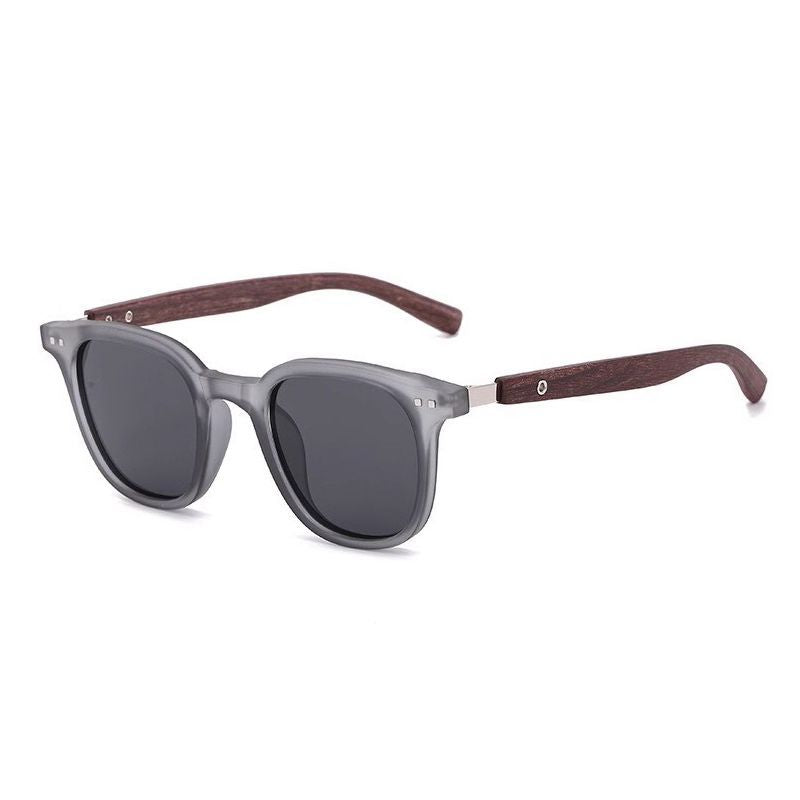 Wood Grain Sunglasses UV Protection