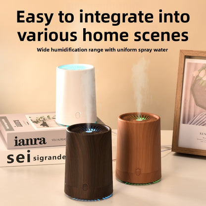 Wood Grain Ultrasonic Aromatherapy Humidifier