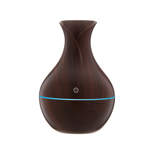 Wood Grain Ultrasonic Humidifier with Night Light