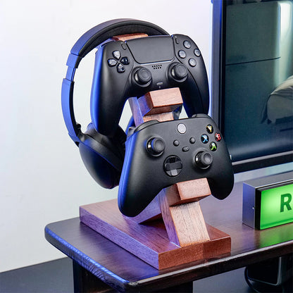 Wood Headphone Stand